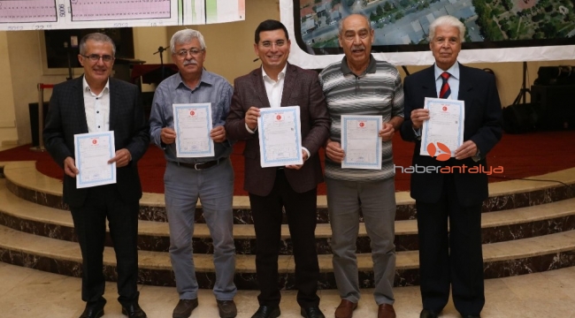 Sanayi esnafının çifte tapu sevinci