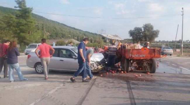 Serik'te kaza: 2 yaralı