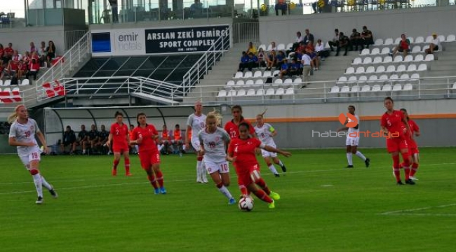 U19 Kadın Milliler, Danimarka'ya farklı mağlup oldu