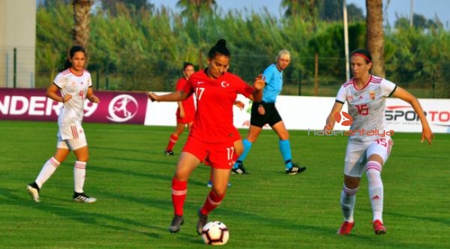 U19 Kadın Milliler, Macaristan'a 2-0 mağlup oldu