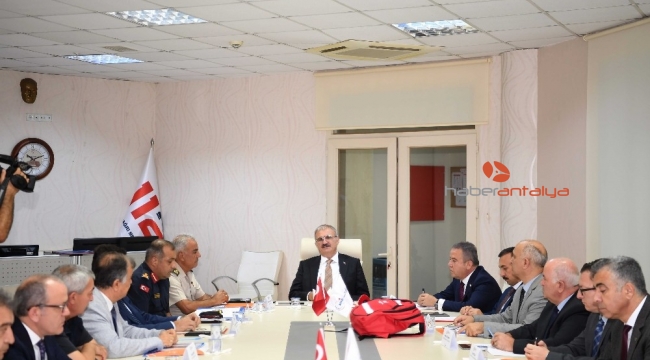 Vali Karaloğlu: "Antalya'da 967 tane toplanma alanı tespit edildi"
