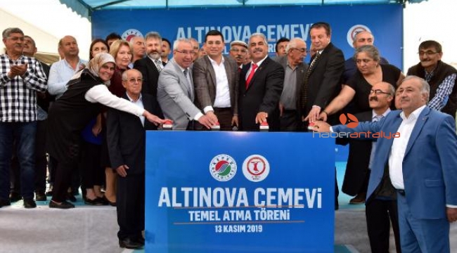 Altınova cemevinin temeli atıldı
