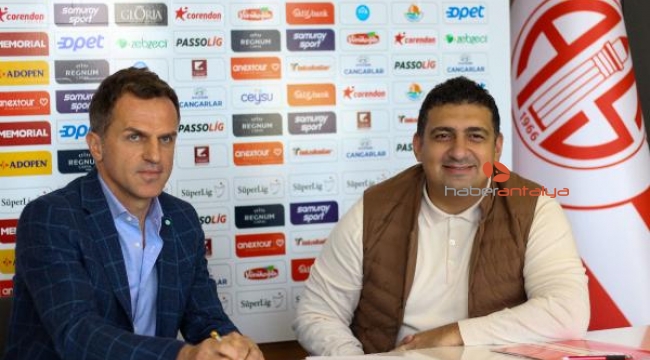 Antalyaspor, Stjepan Tomas ile 2.5 yıllık sözleşme imzaladı