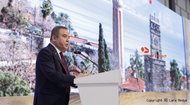 Başkan Böcek: "Antalya Turizm Birliğini hayata geçiriyoruz"