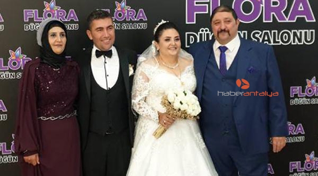 Başkan vekili, kızını evlendirdi