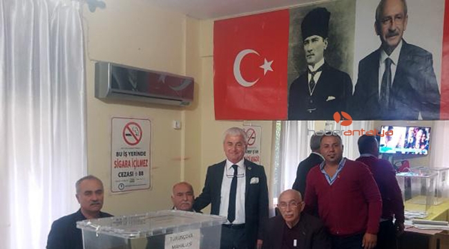 CHP Finike'de delege seçimleri başladı