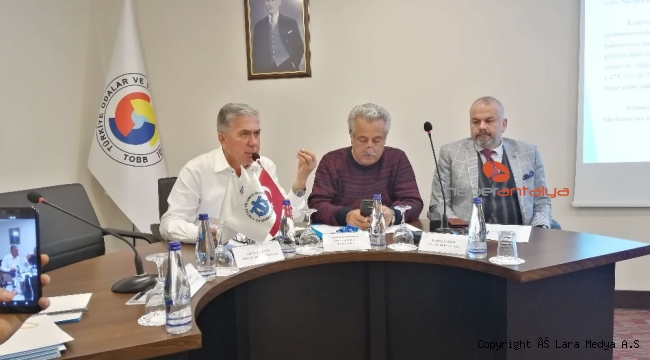 DTO Antalya Başkanı Çetin: "Öncelik çekek yeri sorunu"