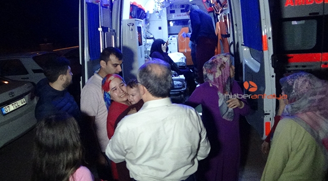 Halatı kopan asansörde mahsur kalan ailenin panik anları