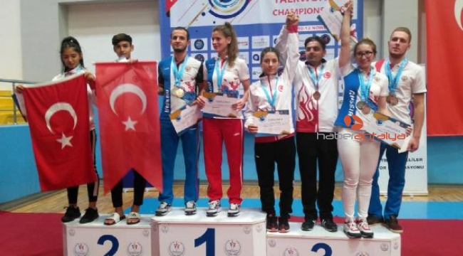 İşitme Engelliler Tekvando'da milli sporculardan 17 madalya