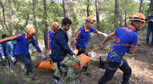 Kayıp kanser hastasının cesedi, uçurumun 160 metre derinliğinde bulundu