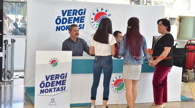 Kepez'den vergi ödeme kolaylığı
