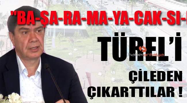 Menderes Türel'i çileden çıkarttılar ! "Başaramayacaksınız"