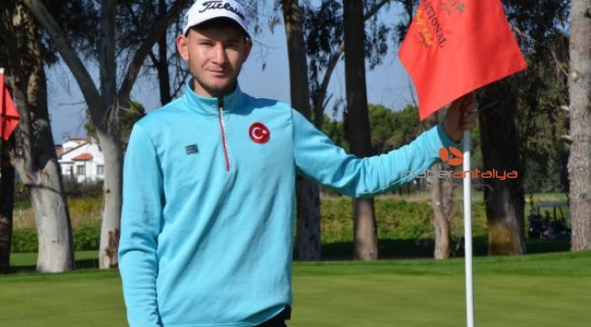 Milli golfçü Taner Yamaç'ın hedefi European Tour'da oynamak