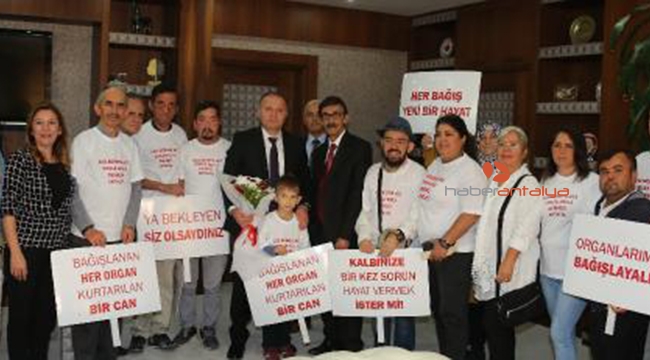 Organ Bağışı Haftası'nda Rektör Ünal'a ziyaret
