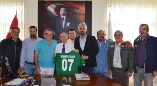 SERİK Belediyespor'dan kaymakam ve başsavcıya ziyaret