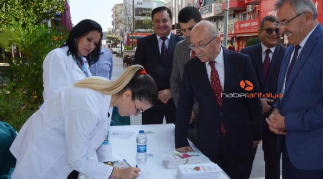 Serik'te organ bağış kampanyası