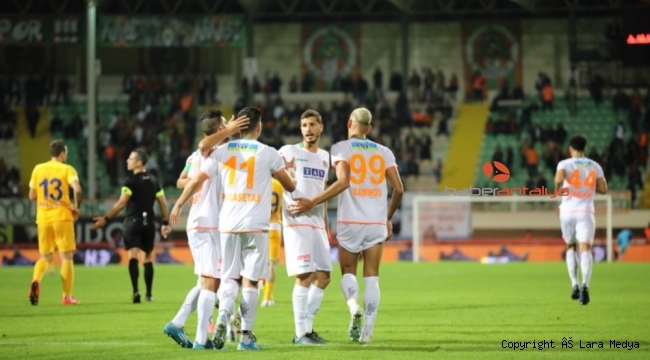 Süper Lig: A. Alanyaspor: 5 - MKE Ankaragücü: 0