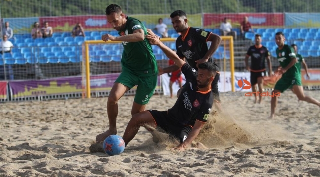 TFF Plaj Futbolu'nda şampiyon Alanya Belediyespor