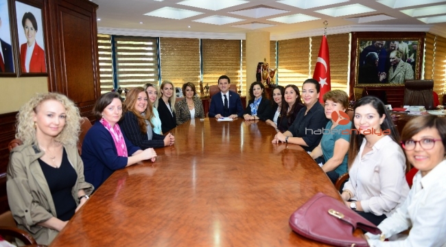 TOBB Antalya Kadın Girişimcilerinden, Başkan Köleoğlu'na ziyaret