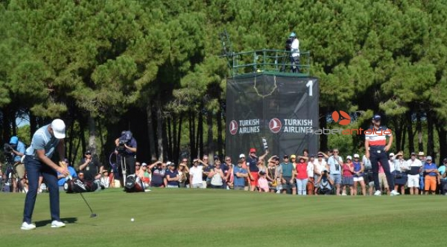 Turkish Airlines Open Golf Turnuvası başladı