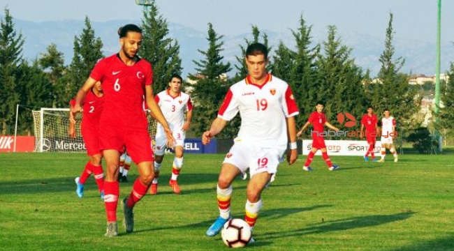 U19 milliler, Karadağ'ı 2-1 yendi