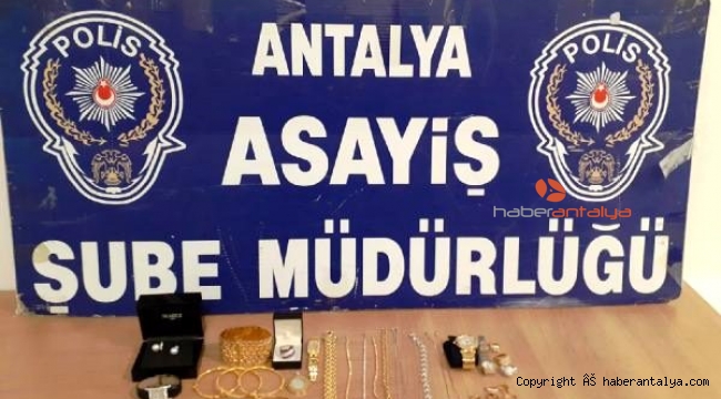 121 bin dolarlık ziynet eşyası çalan hırsız yakalandı