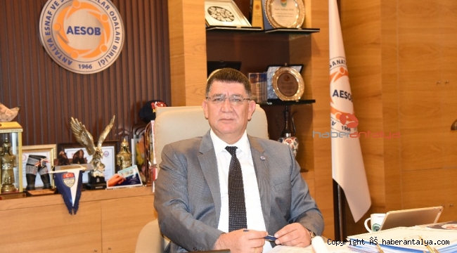 AESOB Başkanı Dere'den yılbaşı alışverişinde merdivenaltı uyarısı