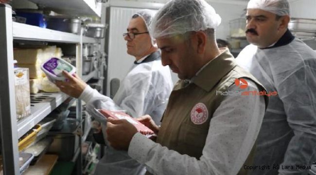 Antalya'da gıda denetimi
