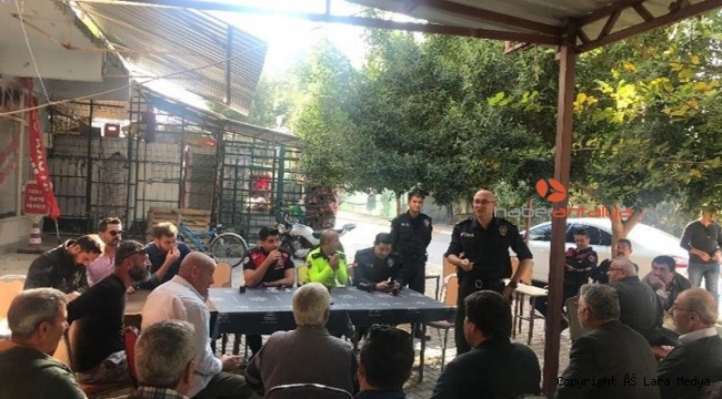 Antalya Emniyeti'nden huzur toplantısı