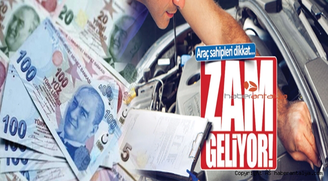 Araç muayene ücretlerinde 2020 tarifesi
