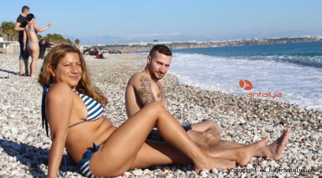 Aralık ortasında deniz keyfi