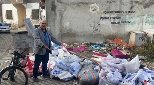 Balbey'de çöp isyanı