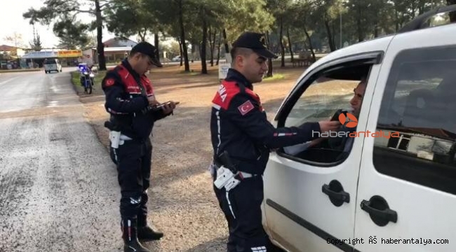 Döşemealtı İlçe Jandarmadan yılbaşı tedbirleri