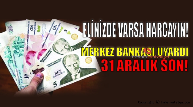 Elinizde Varsa Harcayın! YTL Banknotlarınızı Değiştirmek İçin 7 Gününüz var