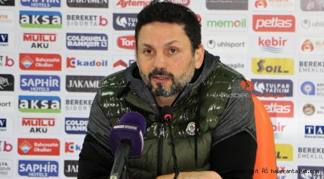 Erol Bulut: "3 puanla ayrılmanın sevincini yaşıyoruz"