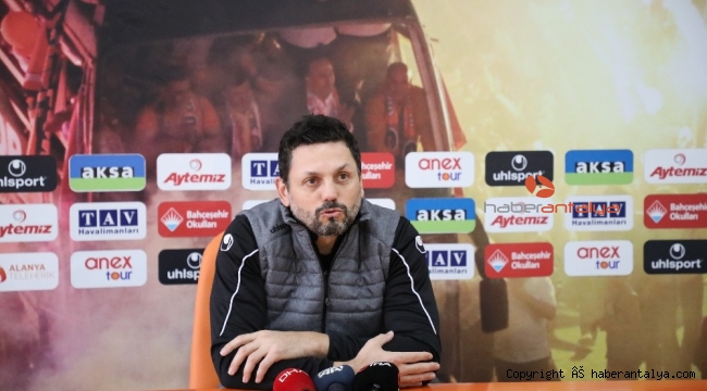 Erol Bulut: "Konyaspor'dan 3 puan alıp ilk yarıyı 29 puanla kapatmak istiyoruz"