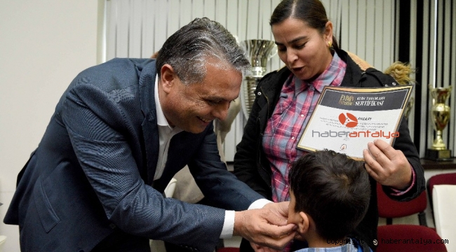 Evinin ustası kadınlar sertifikalarını aldı