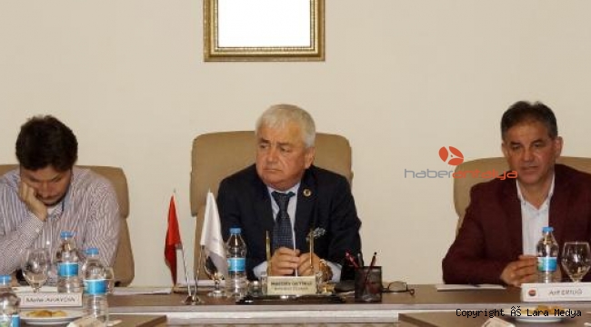 Finike Belediyesi'nde aralık meclisi