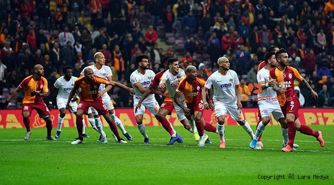 Galatasaray: 1 - Aytemiz Alanyaspor: 0