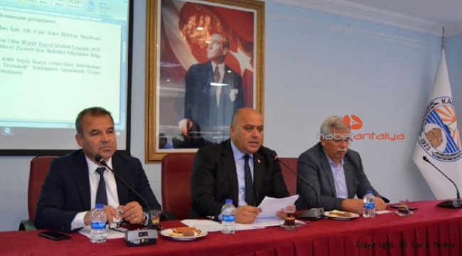 Kaş Belediyesi'nde yılın son meclisi