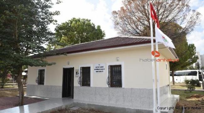 Kepez'den anahtar teslimi muhtar evi
