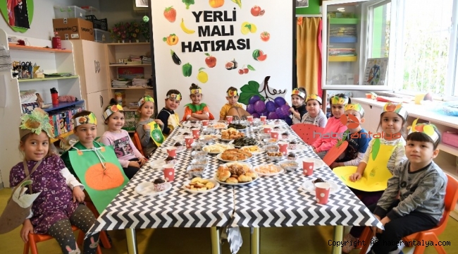 Konyaaltı kreşlerinde yerli malı haftası