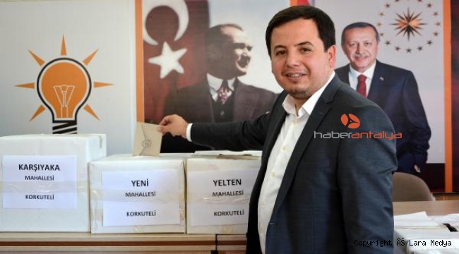 Korkuteli'de AK Parti delege seçimi