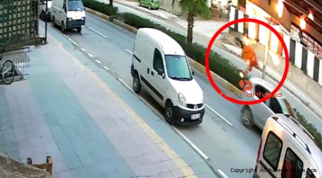 Minibüse yetişmek isterken ölümden döndü