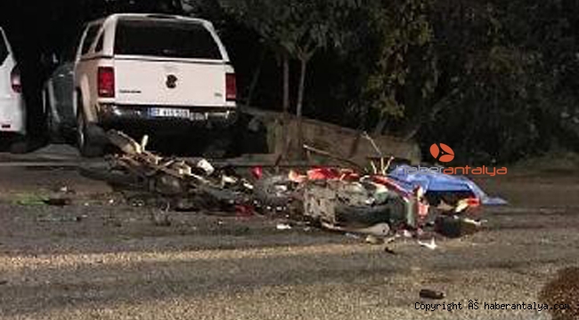 Motosikletler kafa kafaya çarpıştı: 1 ölü, 1 yaralı