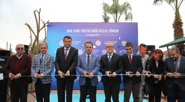 Ova Semt Polikliniği hizmete açıldı