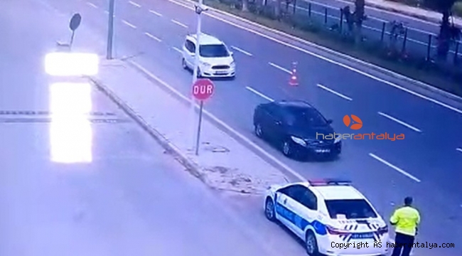 Polisin hayat kurtaran refleksi karşılıksız kalmadı