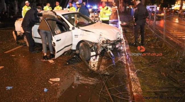 Refüj demirleri vücutlarına saplandı
