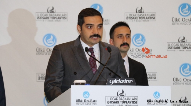 Ülkü ocakları genel başkanı Sinan Ateş: "Gençler milli ve manevi yönden zayıf"