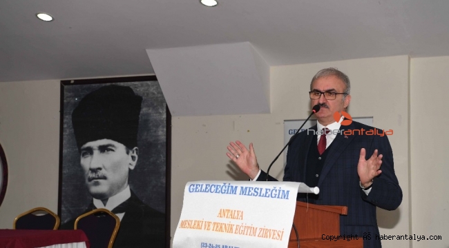 Vali Karaloğlu: "Mesleki eğitim çok acil memleket meselesi haline geldi"
